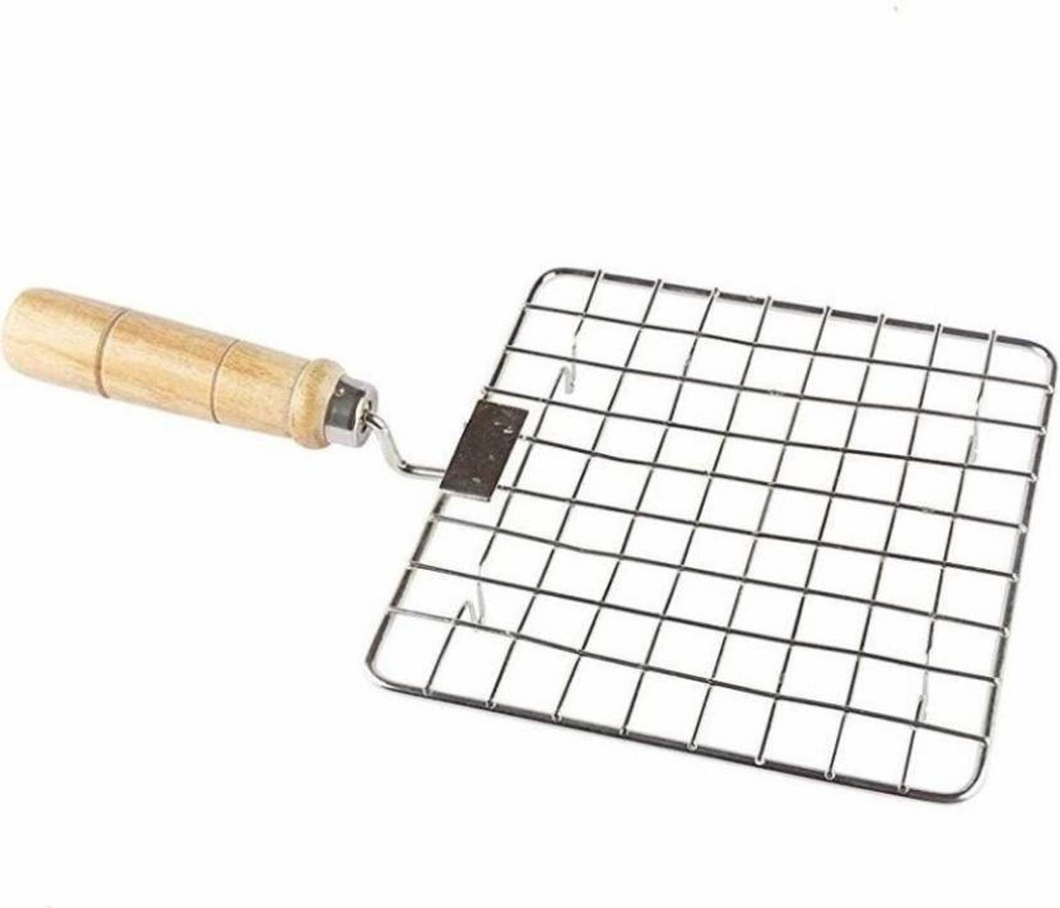 A2SK Square Grills ,Papad Roast Grill With Handle, 17cm, 1 kg Roaster 1 kg Roaster