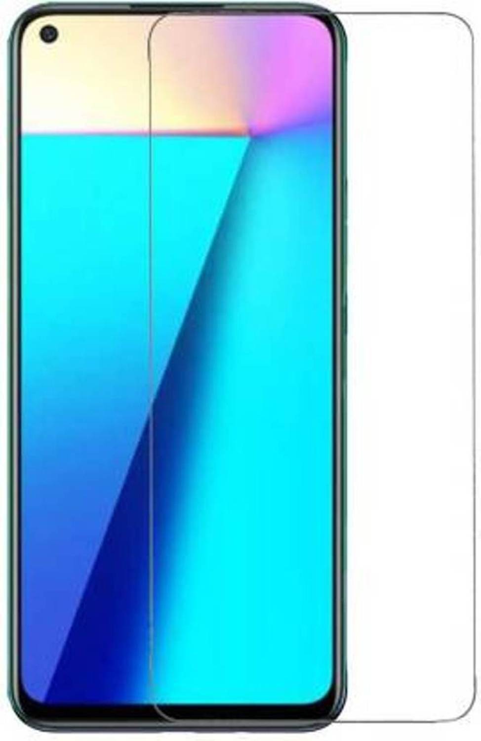 DMJHP Tempered Glass Guard for Infinix Note 7