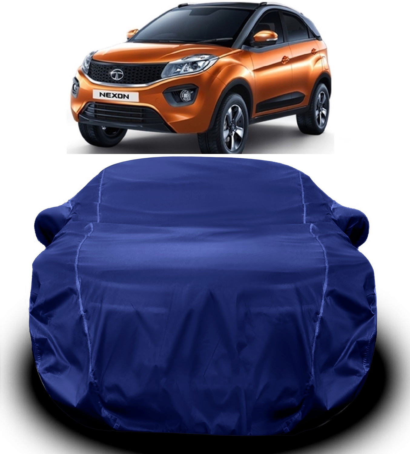 Image of V VINTON Car Cover For Tata Nexon (With Mirror Pockets)