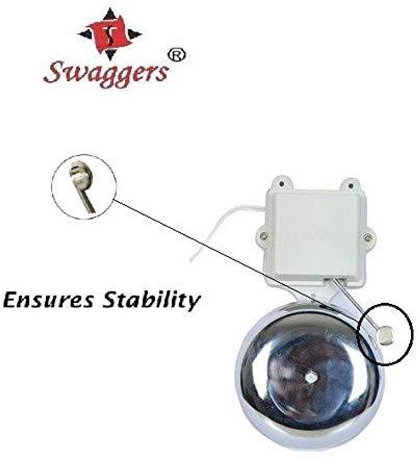 Image of SWAGGERS Electric School Gong Bell- 4 inch, For Schools, Factories, Industries Steel School Bell