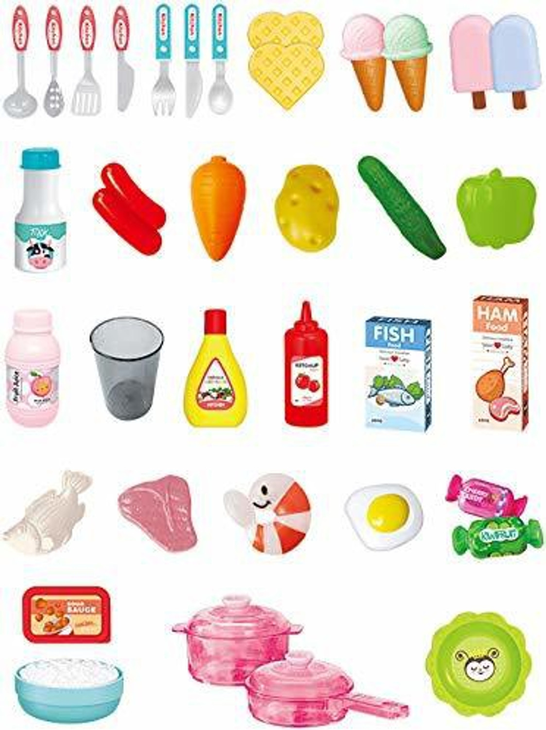 Image of HIM TAX Big Size Kitchen Set for Kids Girls Toys | Kids Toys for Girls