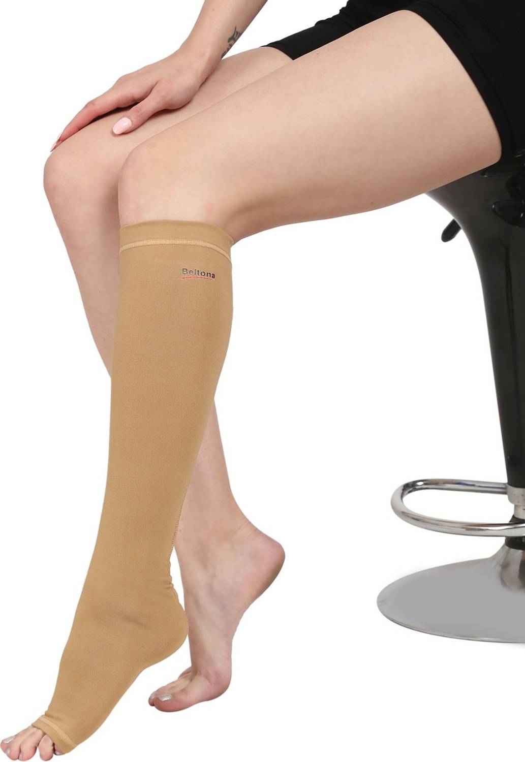 Beltona Compression Varicose Vein Stockings Below Knee Foot Support