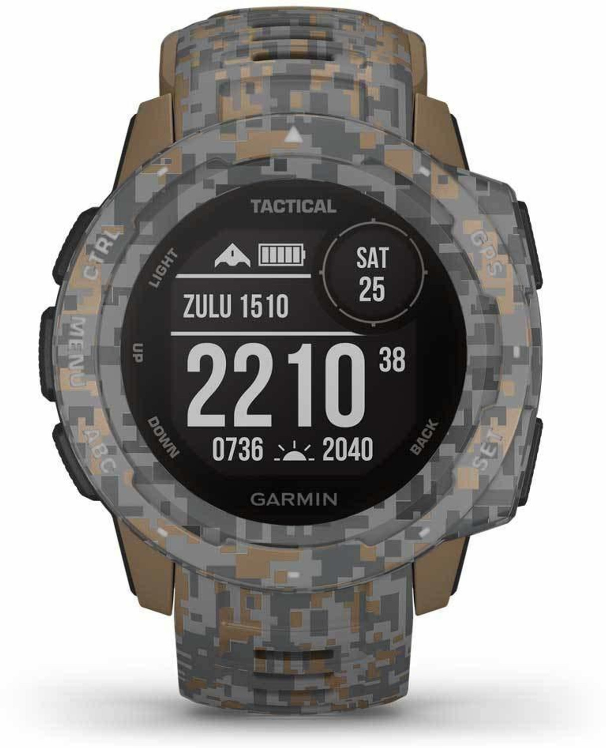 Image of GARMIN Instinct Tactical Rugged Outdoor Watch, Multi GNSS, TracBack, ABC Sensor Smartwatch