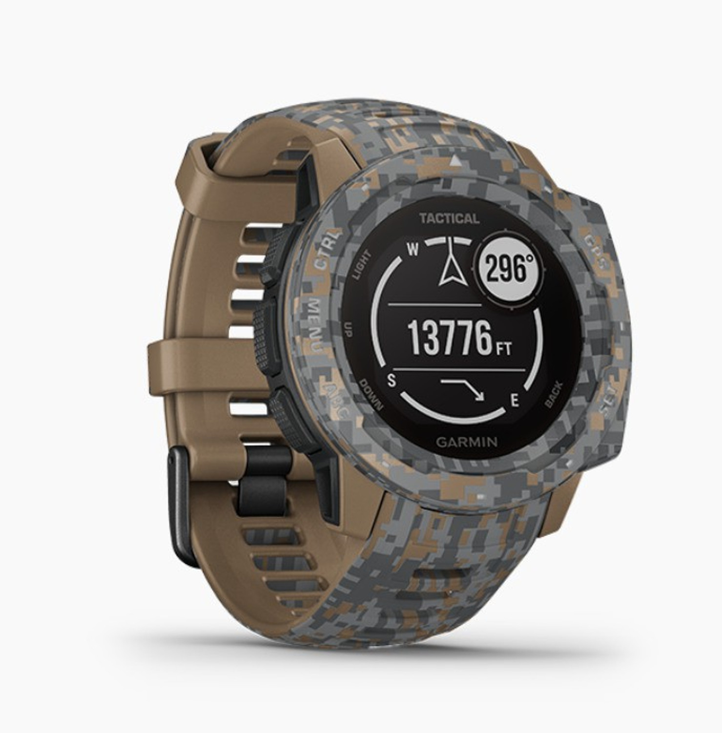 Image of GARMIN Instinct Tactical Rugged Outdoor Watch, Multi GNSS, TracBack, ABC Sensor Smartwatch