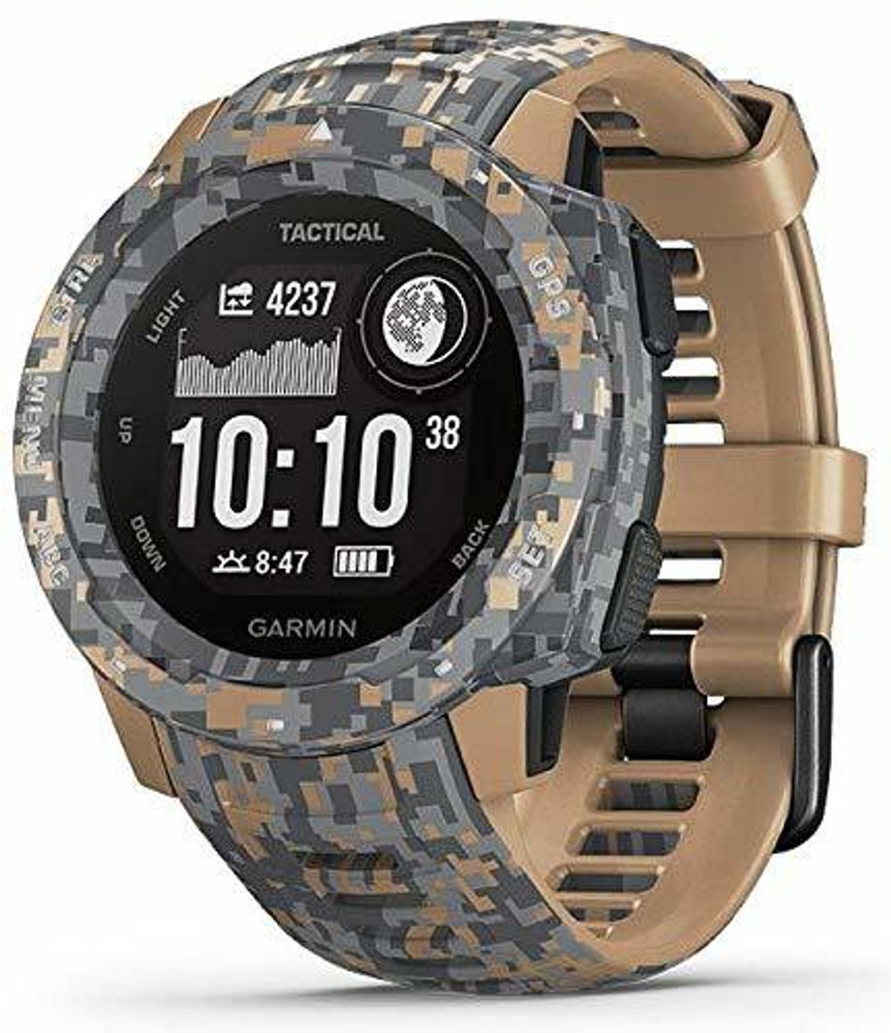 Image of GARMIN Instinct Tactical Rugged Outdoor Watch, Multi GNSS, TracBack, ABC Sensor Smartwatch