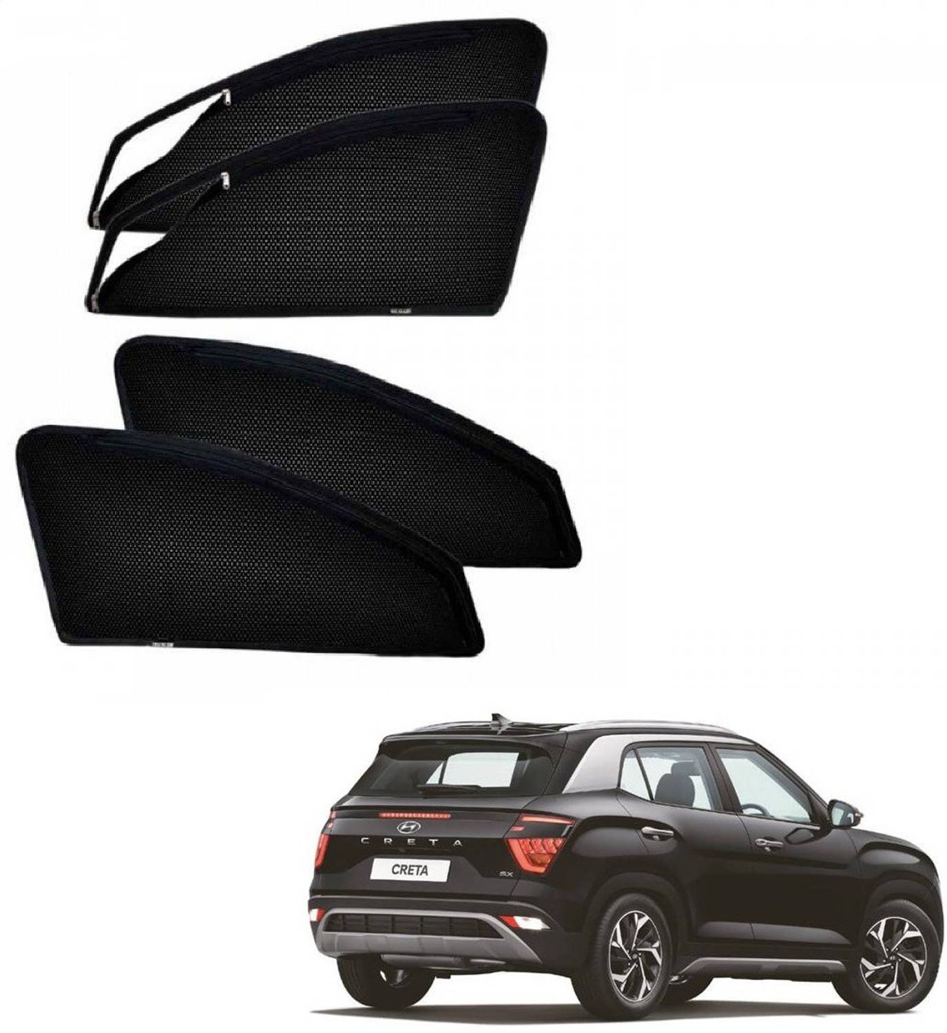 AuTO ADDiCT Side Window Sun Shade For Hyundai Creta