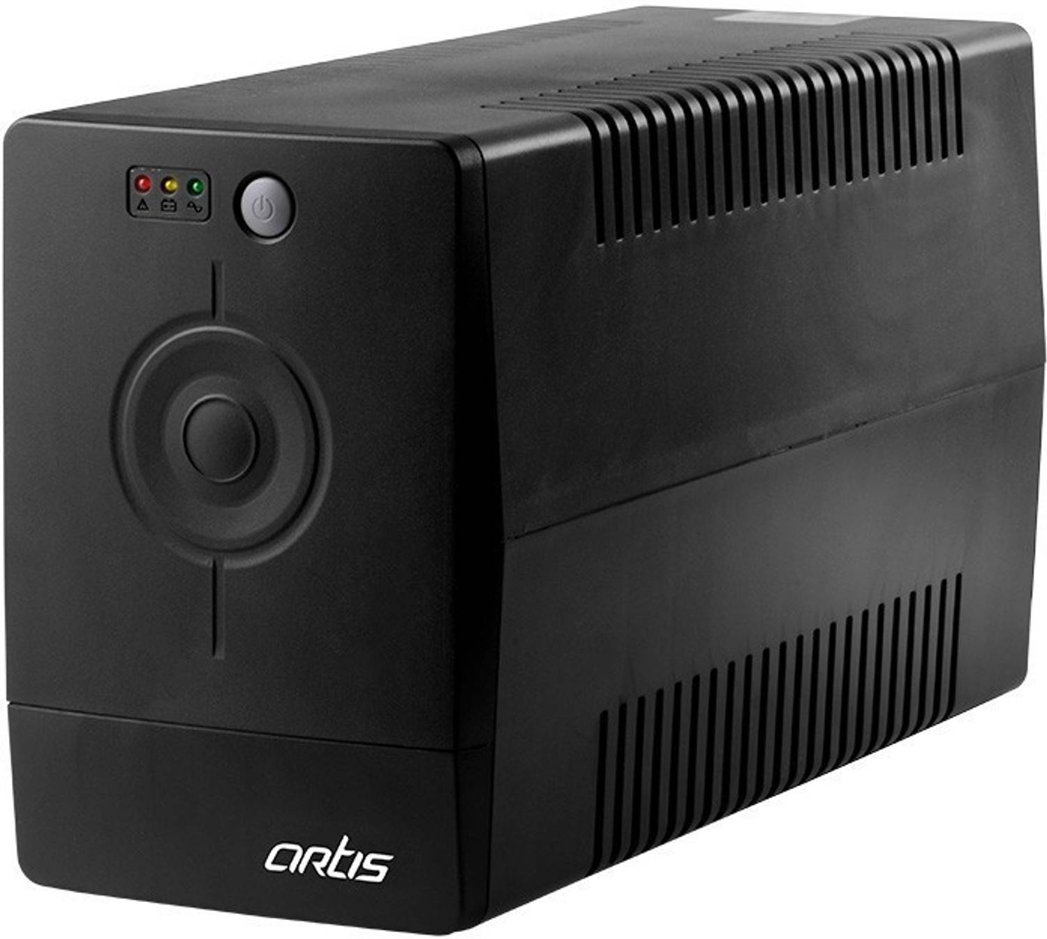 artis PS-1000Eco 1000VA (1KVA) 1000VA 230 V Line-interactive Tower Model UPS with Overload Protection 3 Outlet Plugs