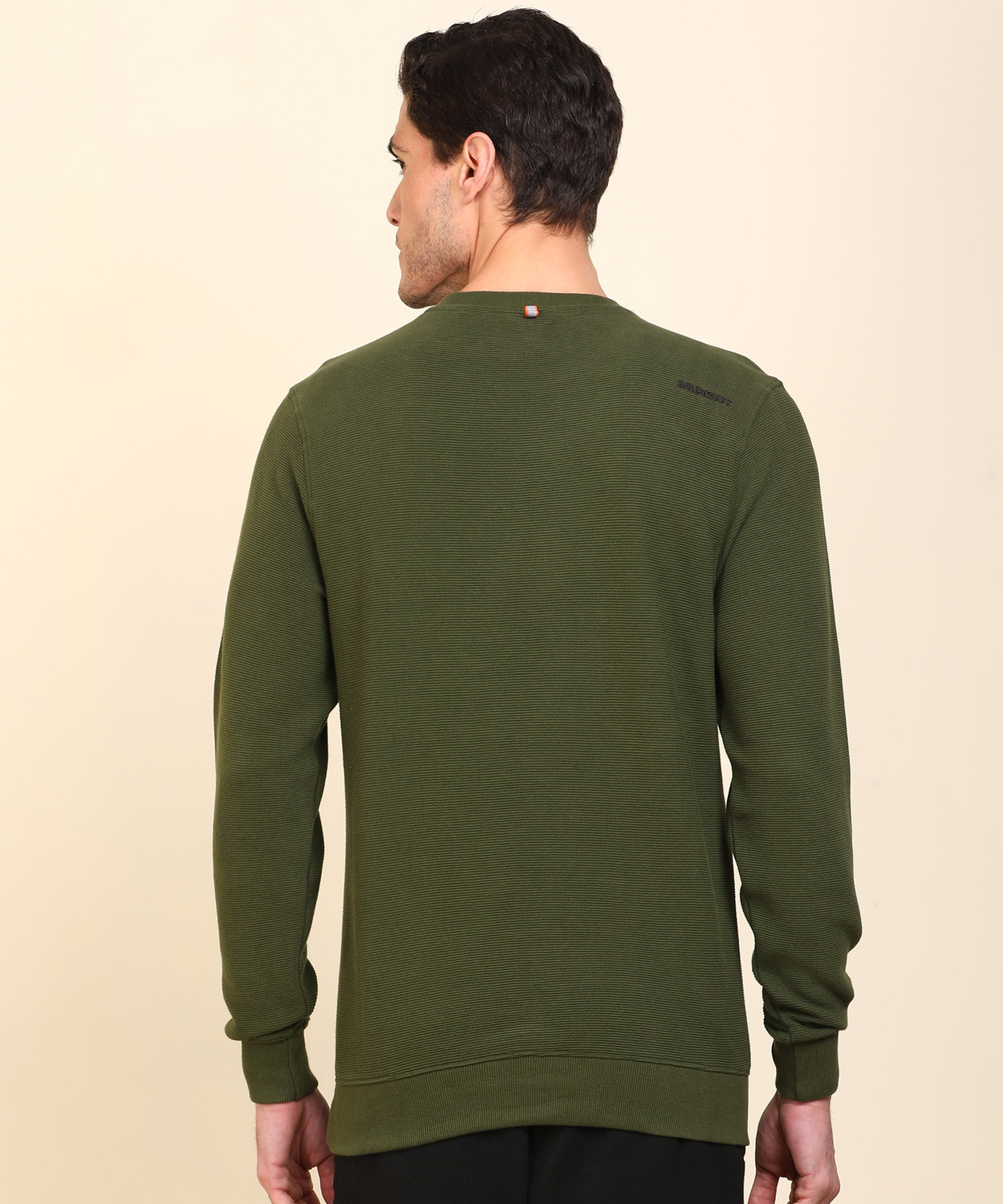 Image of Wildcraft Full Sleeve Self Design Men Sweatshirt