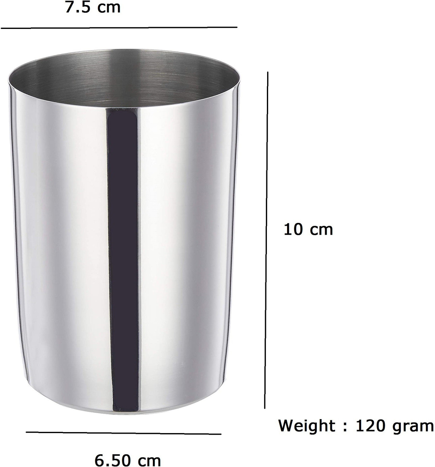 Image of Marwall (Pack of 6) Amrapali Big Glass Set Water /Juice Glass