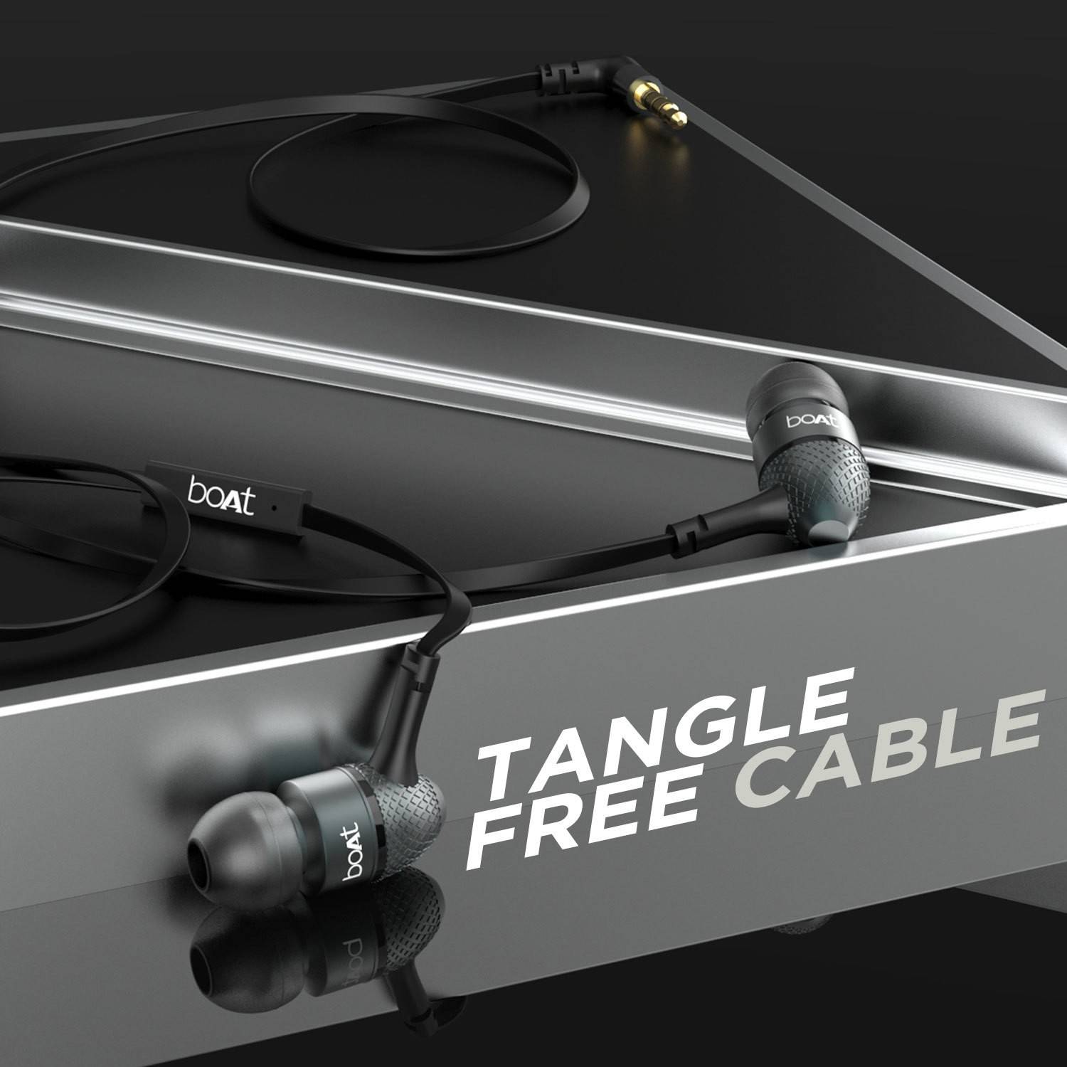 boAt Bassheads 220 Wired Earphones Black - Image 4