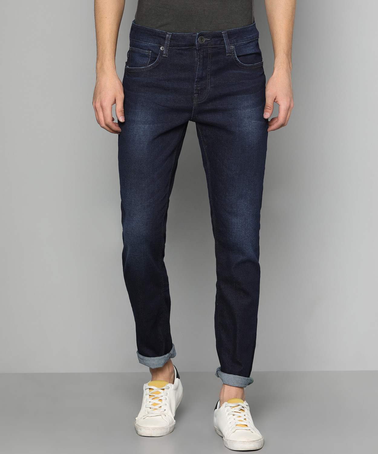 Image of United Colors of Benetton Tapered Fit Men Blue Jeans