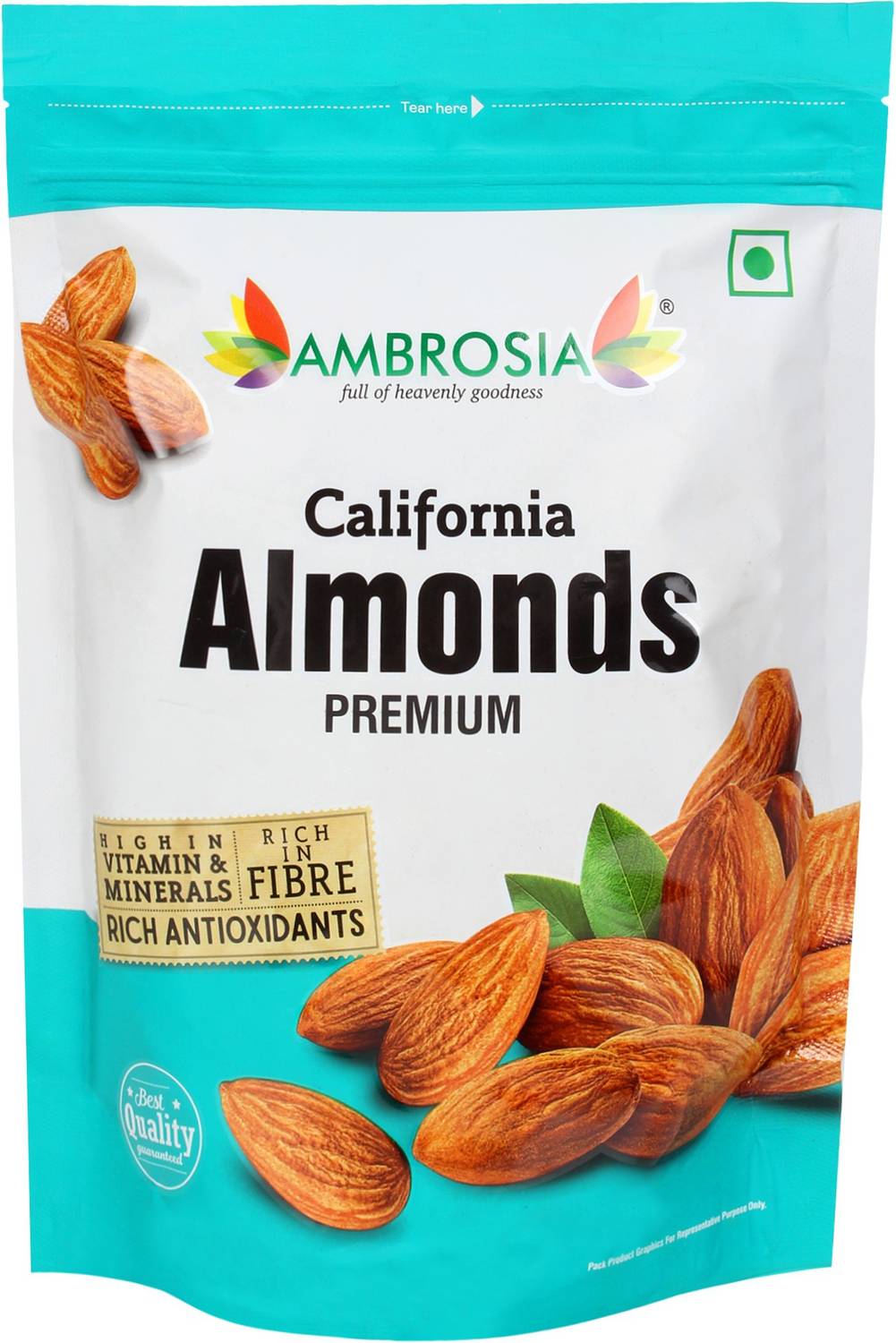 AMBROSIA PREMIUM CALIFORNIA ALMOND KERNELS Almonds