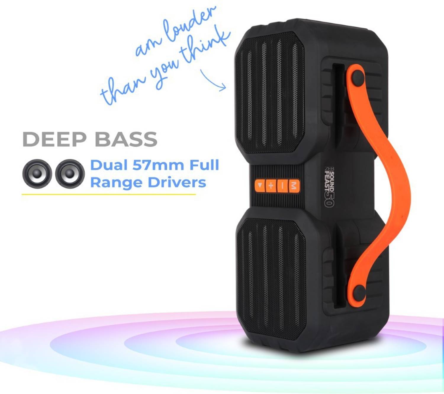 ZEBRONICS Sound Feast 50 14W Bluetooth Speaker - Image 3