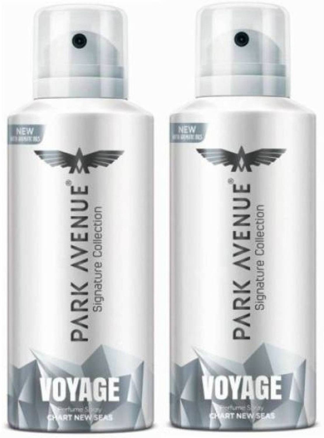 PARK AVENUE Voyage Deodorant Spray - For Men (130 ml, Pack of 2