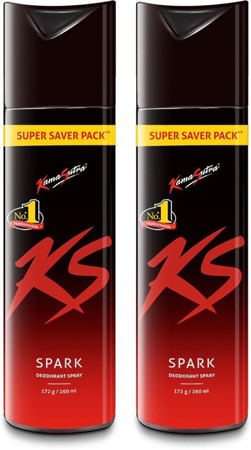 Image of Kamasutra Super Saver Pack of Spark Deodorant Spray - For Men & Women