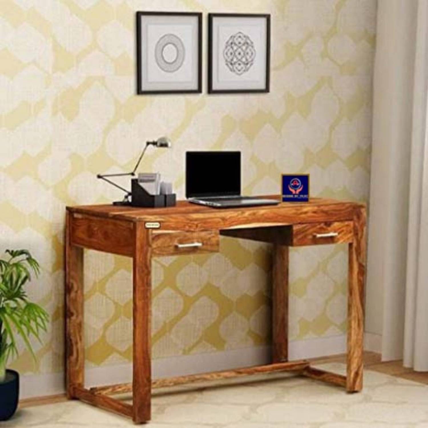 krishana art palace Solid Wood Study Table - Image 1