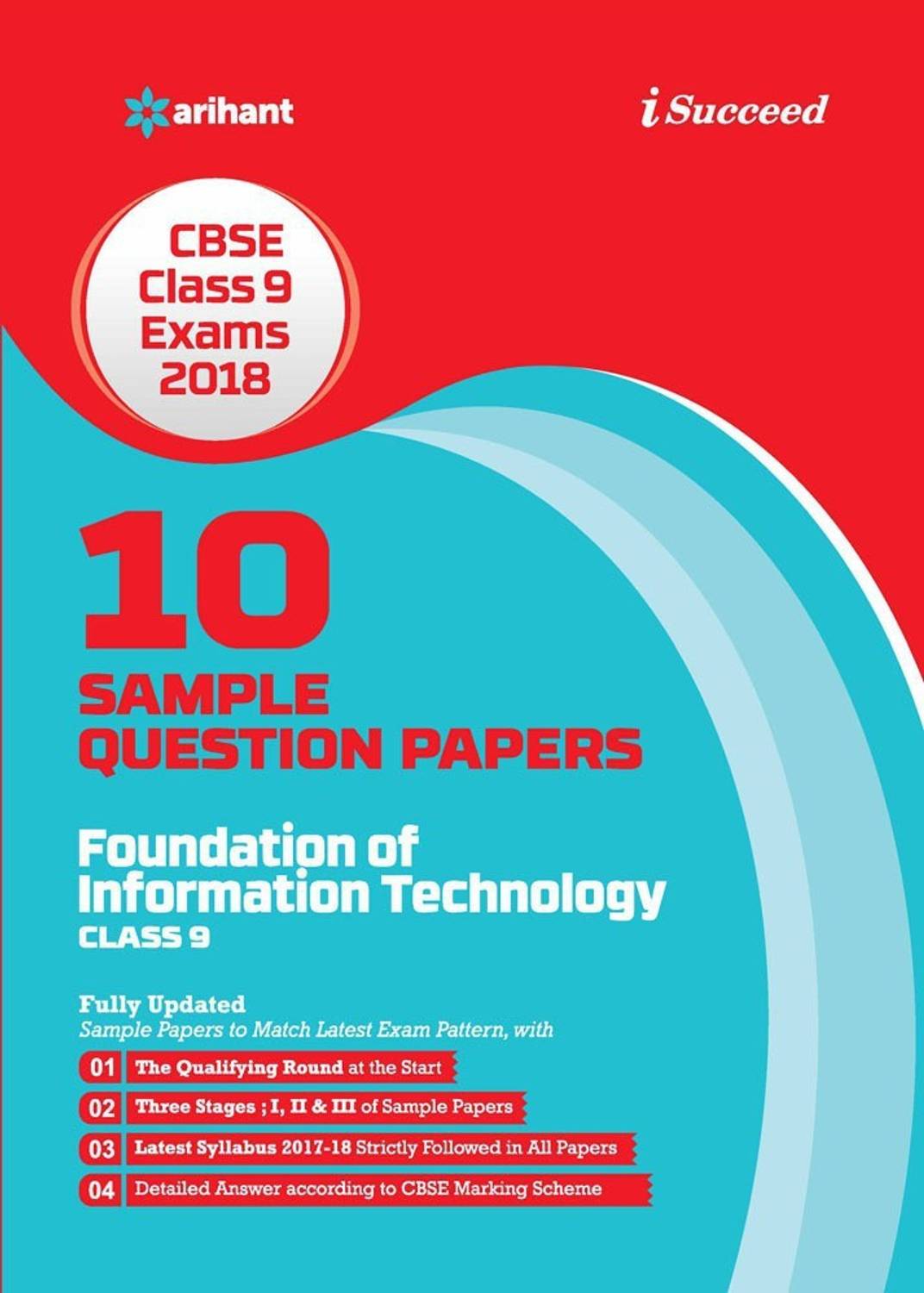 10 Sample Question Papers Foundation of Information Technology Class 9th Cbse