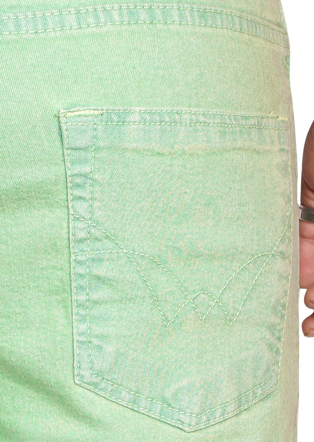Image of JUST BLACK Regular Men Light Green Jeans