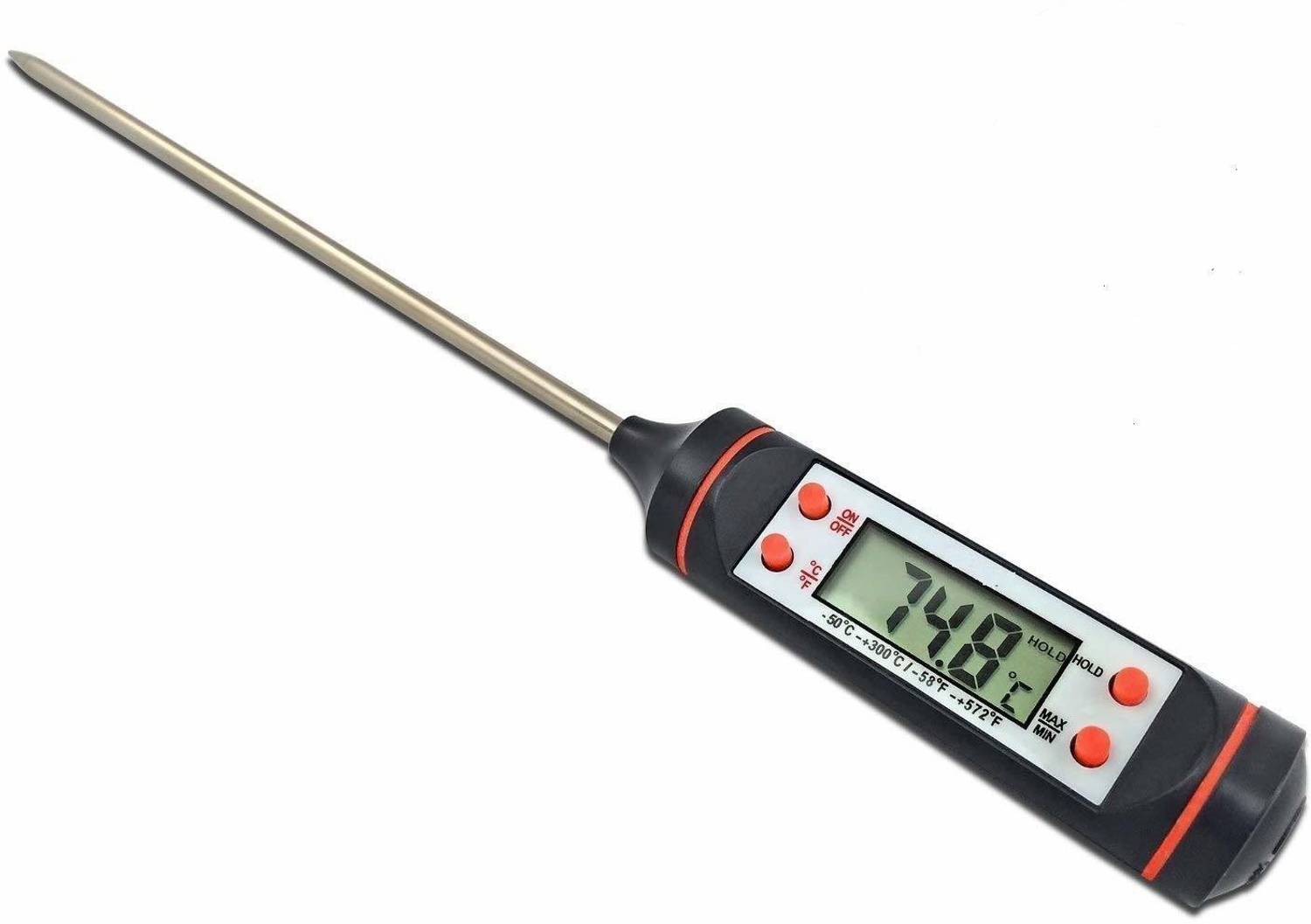 SSUCA Digital LCD Cooking Food Meat Probe Thermometer with Fork Kitchen Thermometer — Smart Kitchen Gadgets
