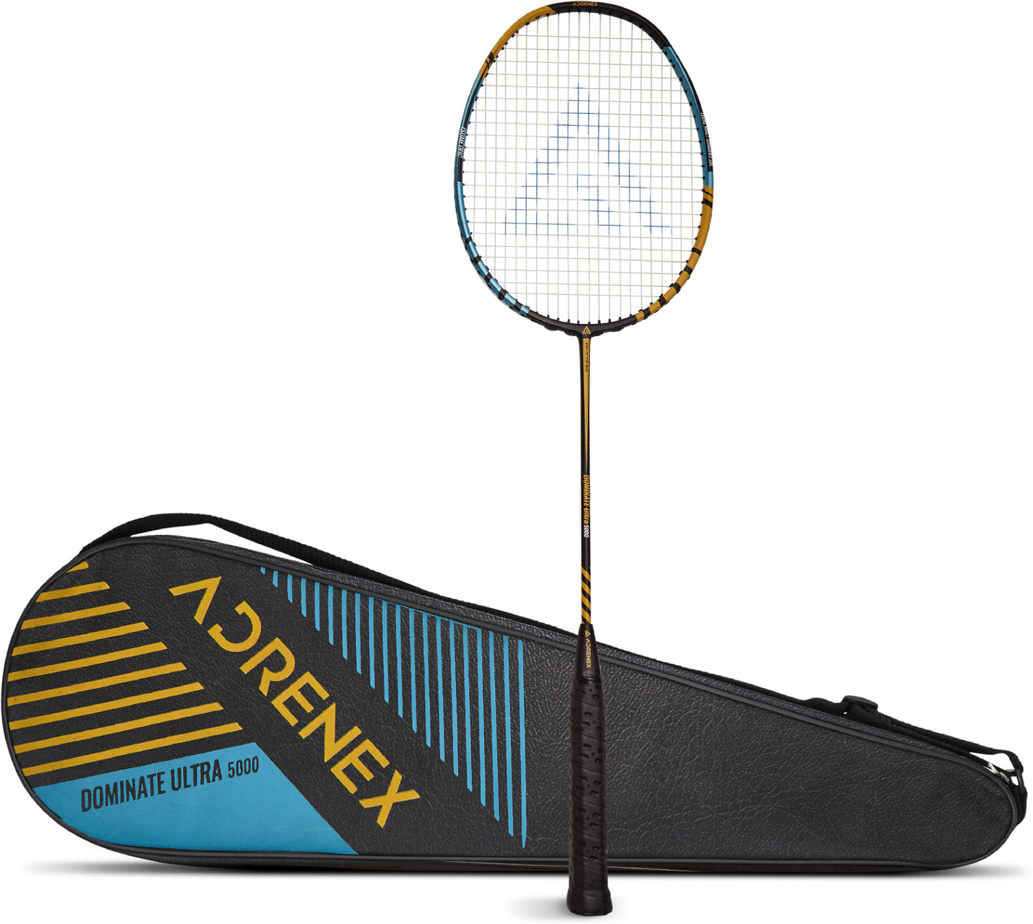 Image of Adrenex by Flipkart Dominate Ultra 5000 Graphite Multicolor Strung Badminton Racquet
