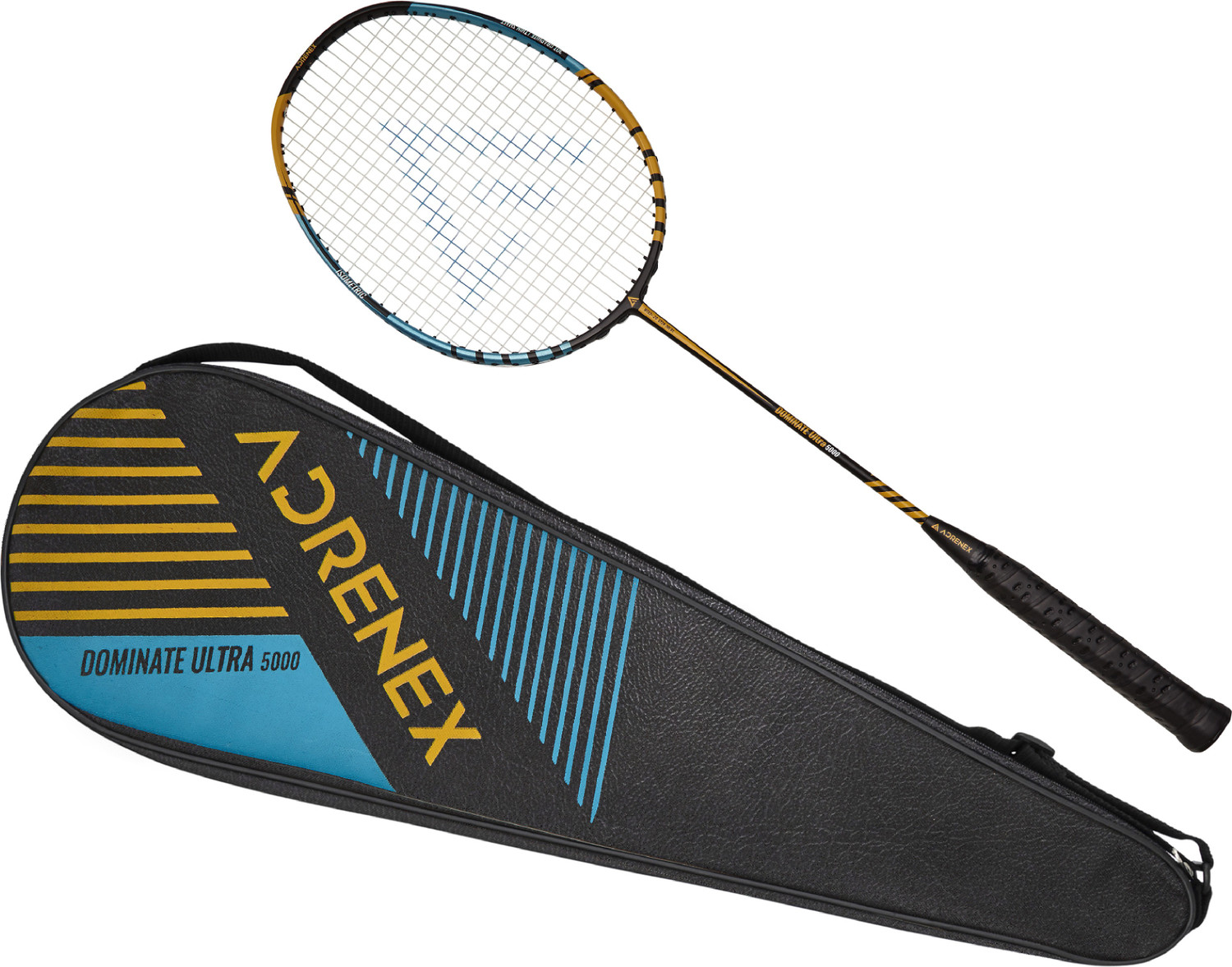 Image of Adrenex by Flipkart Dominate Ultra 5000 Graphite Multicolor Strung Badminton Racquet