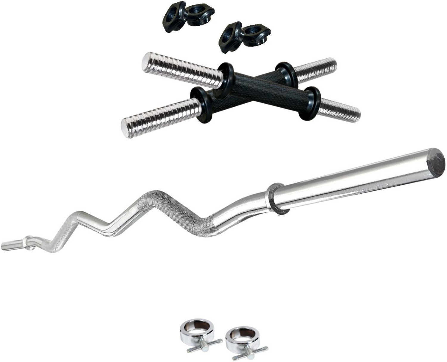 Image of KRX 18 kg PVC COMBO 3 WB Home Gym Combo