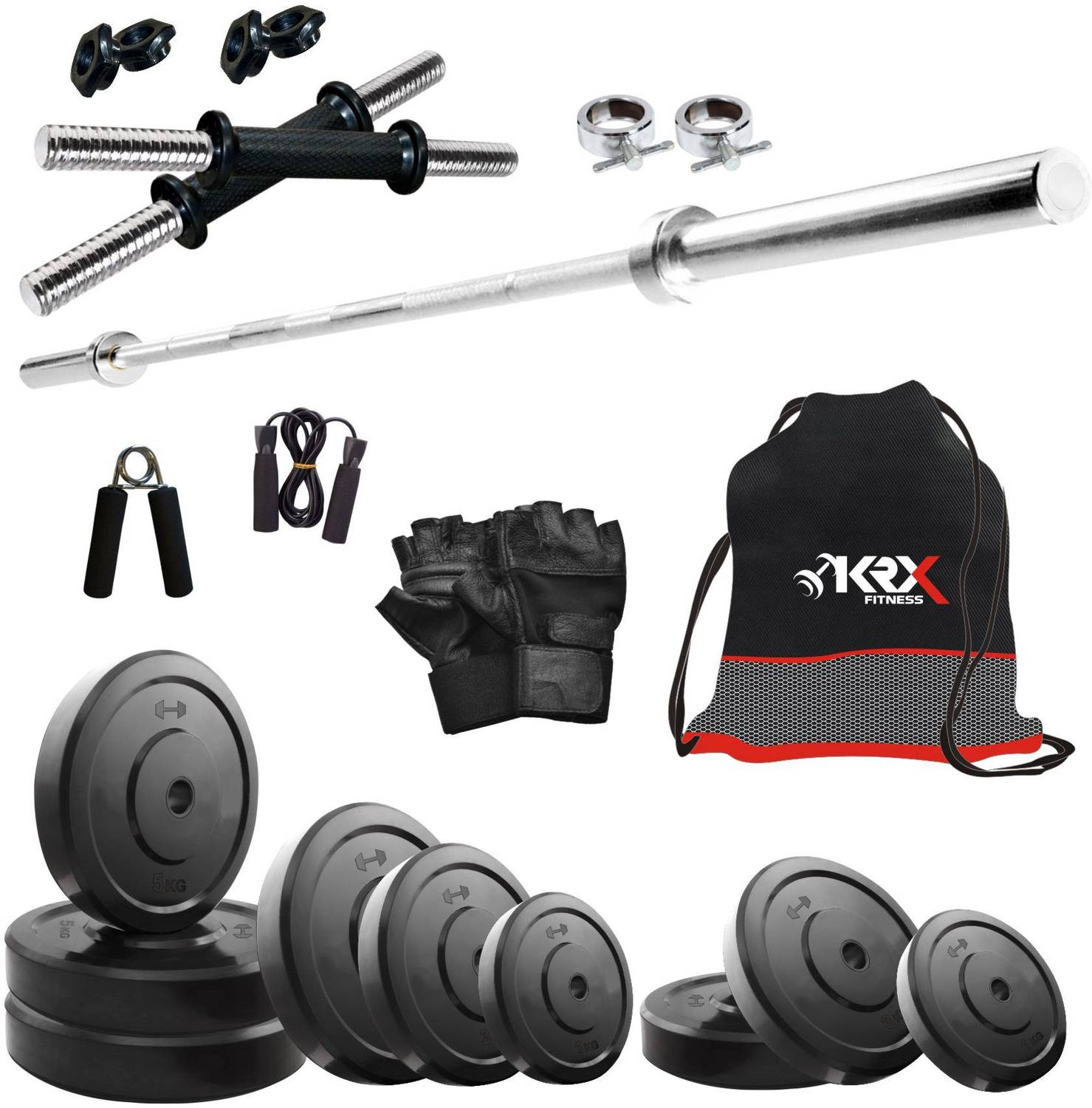 KRX 30 kg COMBO 9 Home Gym Combo Pack of 9 · 30 kg (270 kg total) - Image 1
