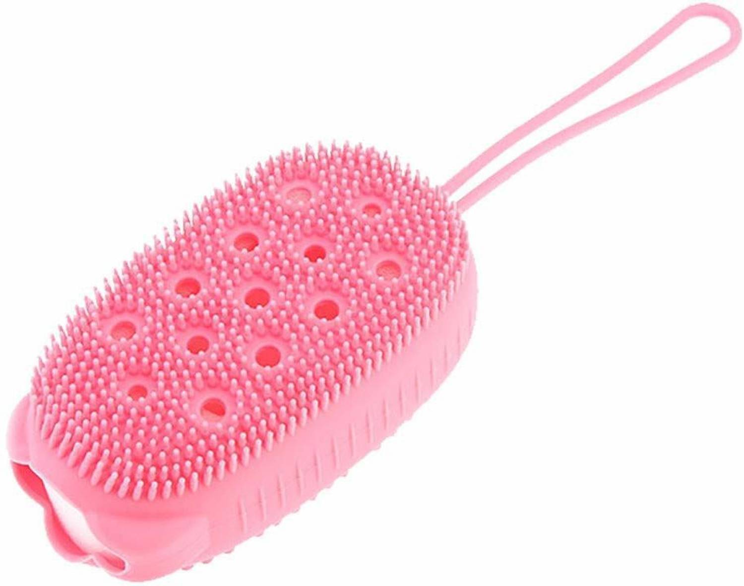 AMMEDARSHAN Bubble Bath Brush Quick Foaming Bath Brush Scrubbing Brushes Soft Rubbing Massage Bubble Body Cleaner Silicone Bathroom