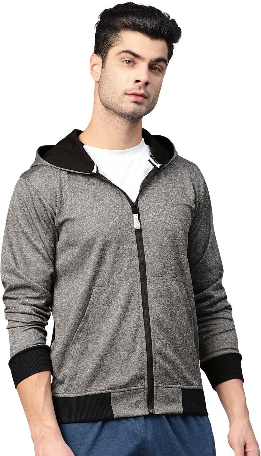 CHKOKKO Full Sleeve Solid Men Jacket