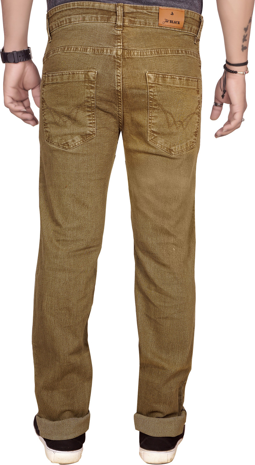 Image of JUST BLACK Regular Men Brown Jeans
