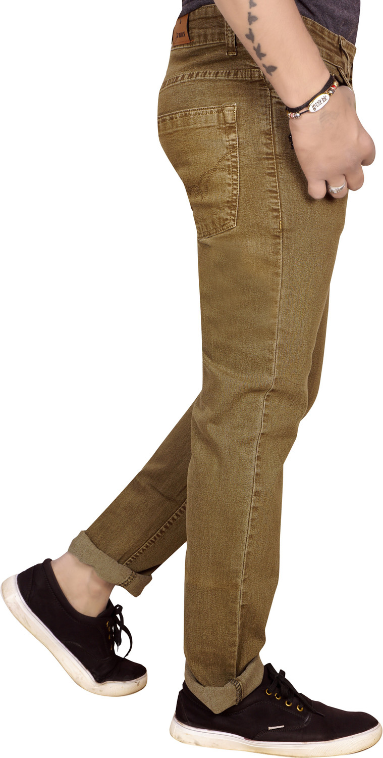 Image of JUST BLACK Regular Men Brown Jeans