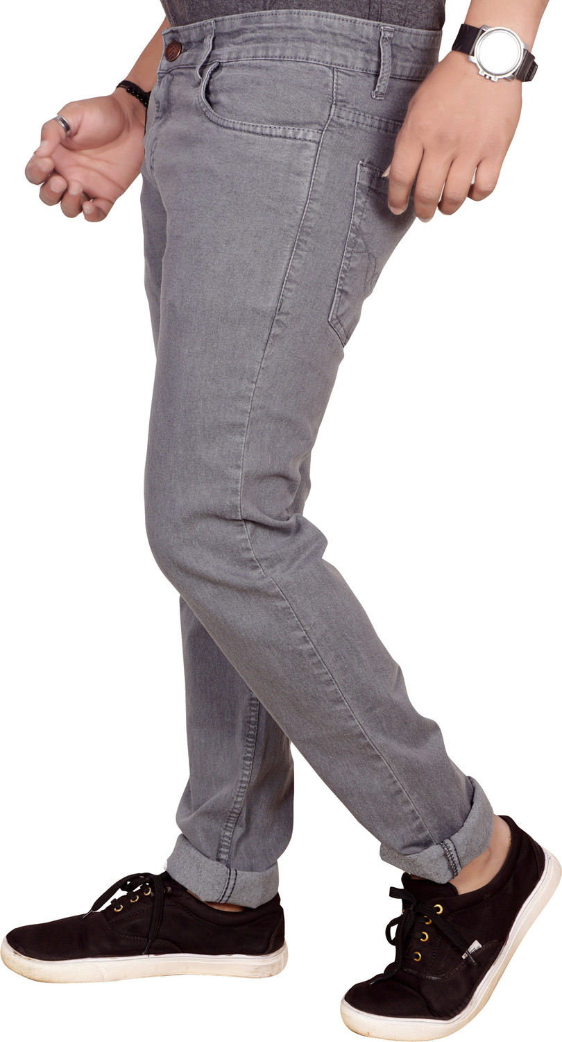 Image of JUST BLACK Regular Men Grey Jeans