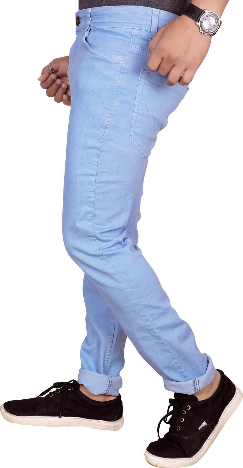 Image of JUST BLACK Regular Men Blue Jeans