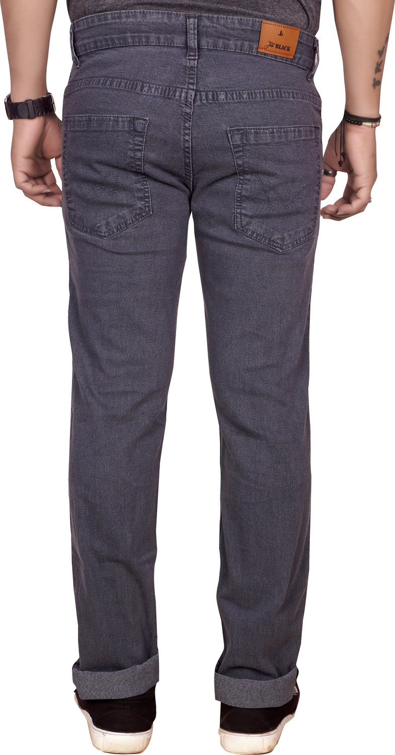 Image of JUST BLACK Regular Men Grey Jeans