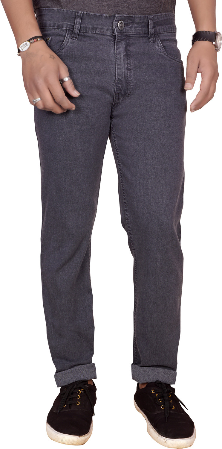 Image of JUST BLACK Regular Men Grey Jeans