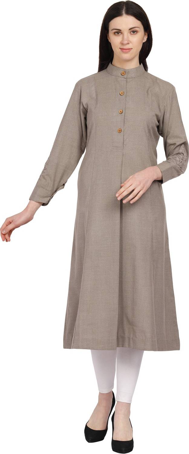 Amodini Women Solid A-line Kurta