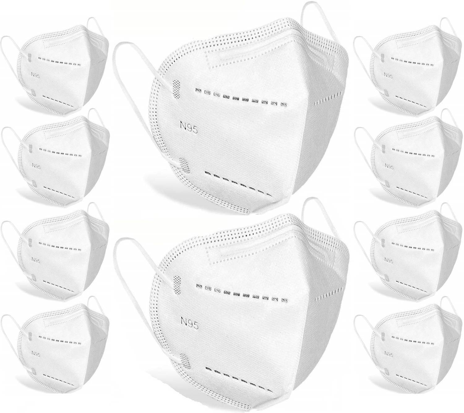 BILDOS N95 Reusable Face Mask Respirator N95 Mask with Advanced In-built 5 layer and Dual Melt blown layer Protection