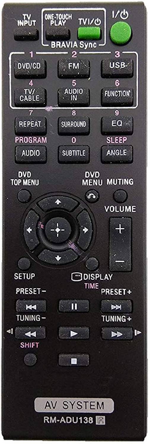 BhalTech RM-ADU138 Remote Control Compatible with AV Sony Remote Controller