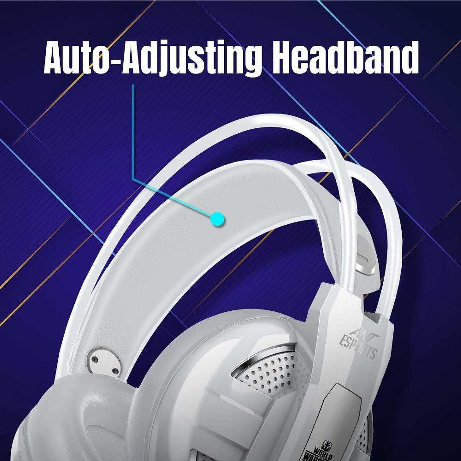Ant Esports H520W World of War Ship Licensed Wired Headphones - Image 2