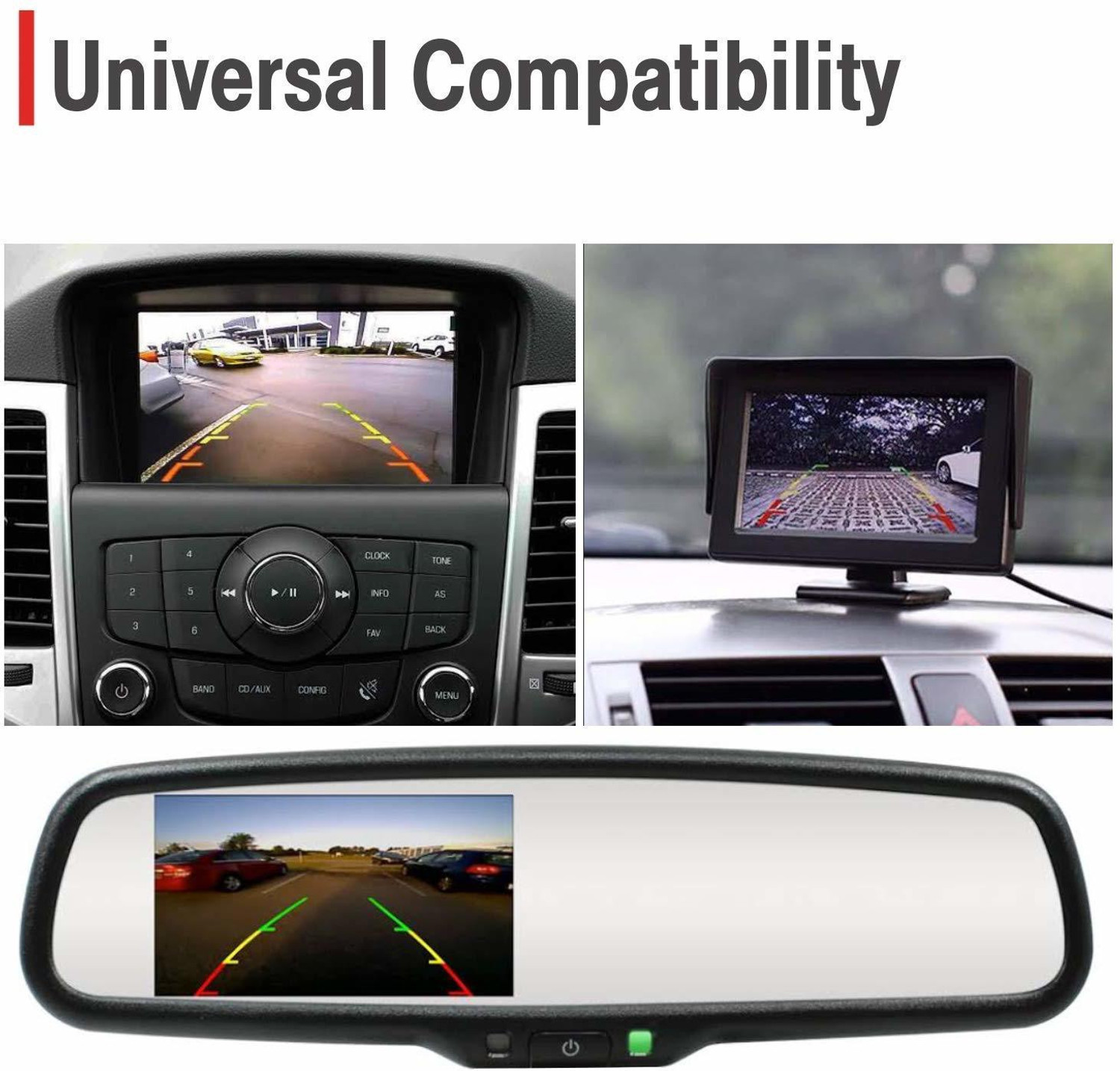 Image of Auto Oprema Night Vision Waterproof Car Reverse Parking Camera universal for all cars Vehicle Camera System Reverse Assist Camera System