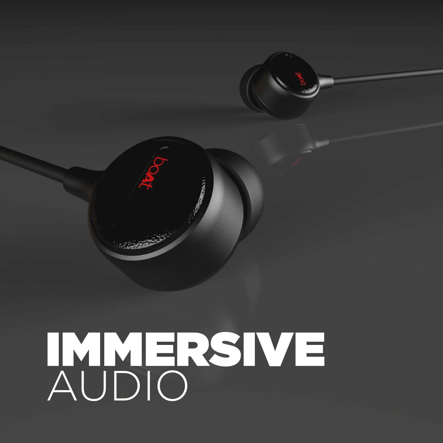 boAt Bassheads 103 Wired Earphones Black - Image 3