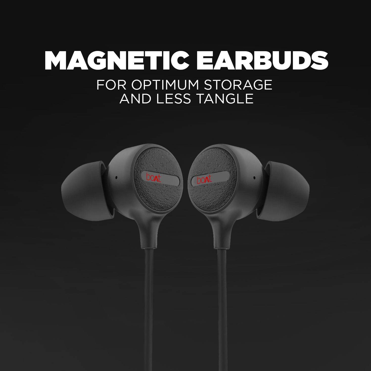 boAt Bassheads 103 Wired Earphones Black - Image 2