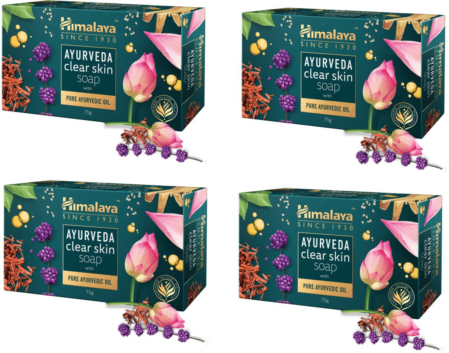 Image of HIMALAYA Ayurveda Clear Skin Soap (4 x 75 g)