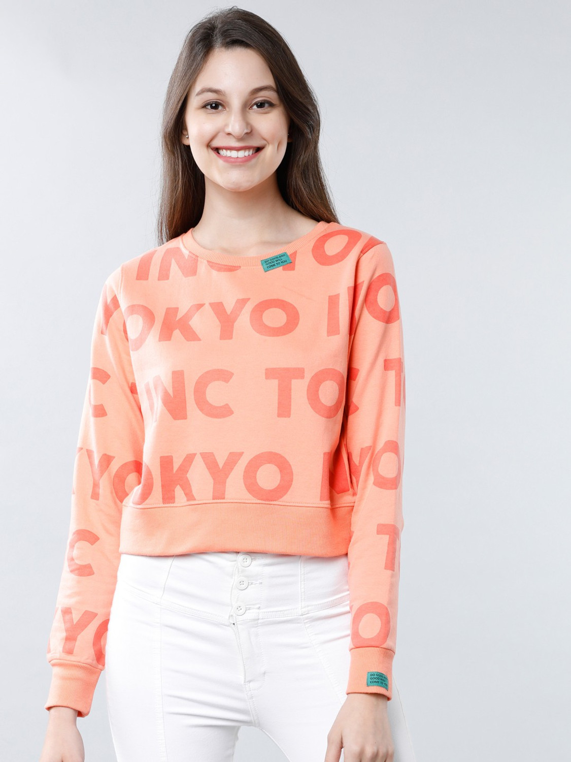 Image of Tokyo Talkies Full Sleeve Printed Women Sweatshirt