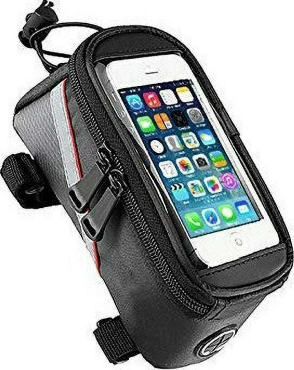 Image of Sqoota New Bicycle mobile phone Bag Waterproof Front Frame Senstitve Touch Screen Bicycle Phone Holder