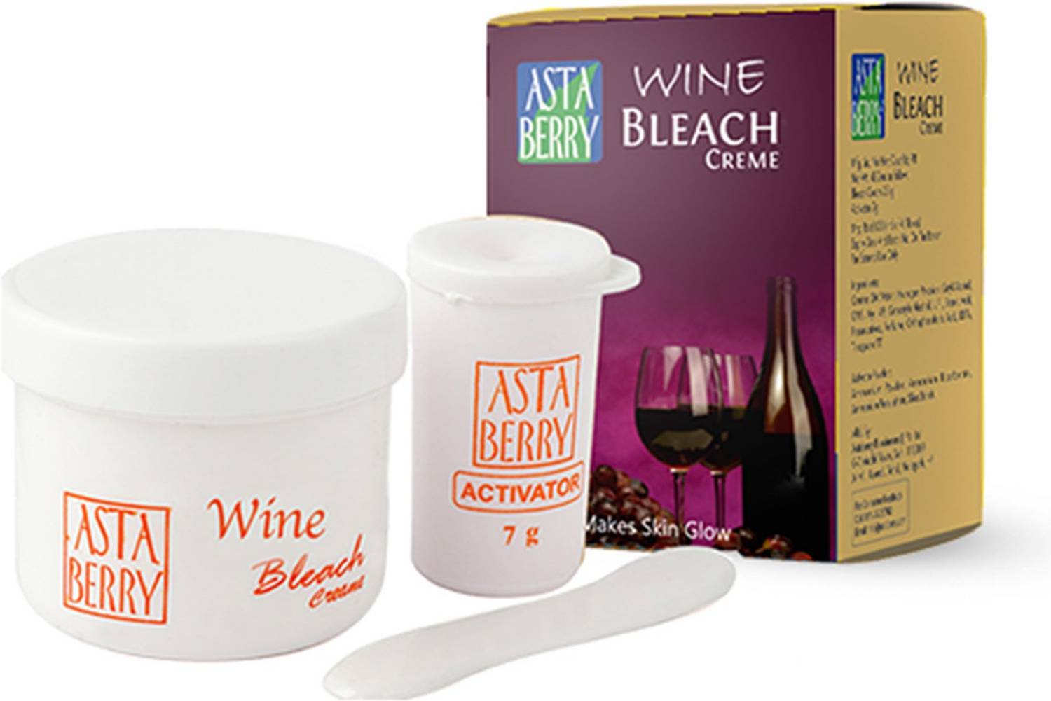 ASTABERRY Wine Bleach 42g(Pack of 2)