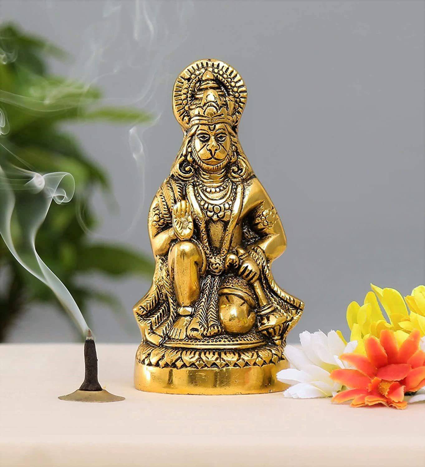 Nayra Handicrafts Hanuman ji murti Decorative Showpiece - 18 cm