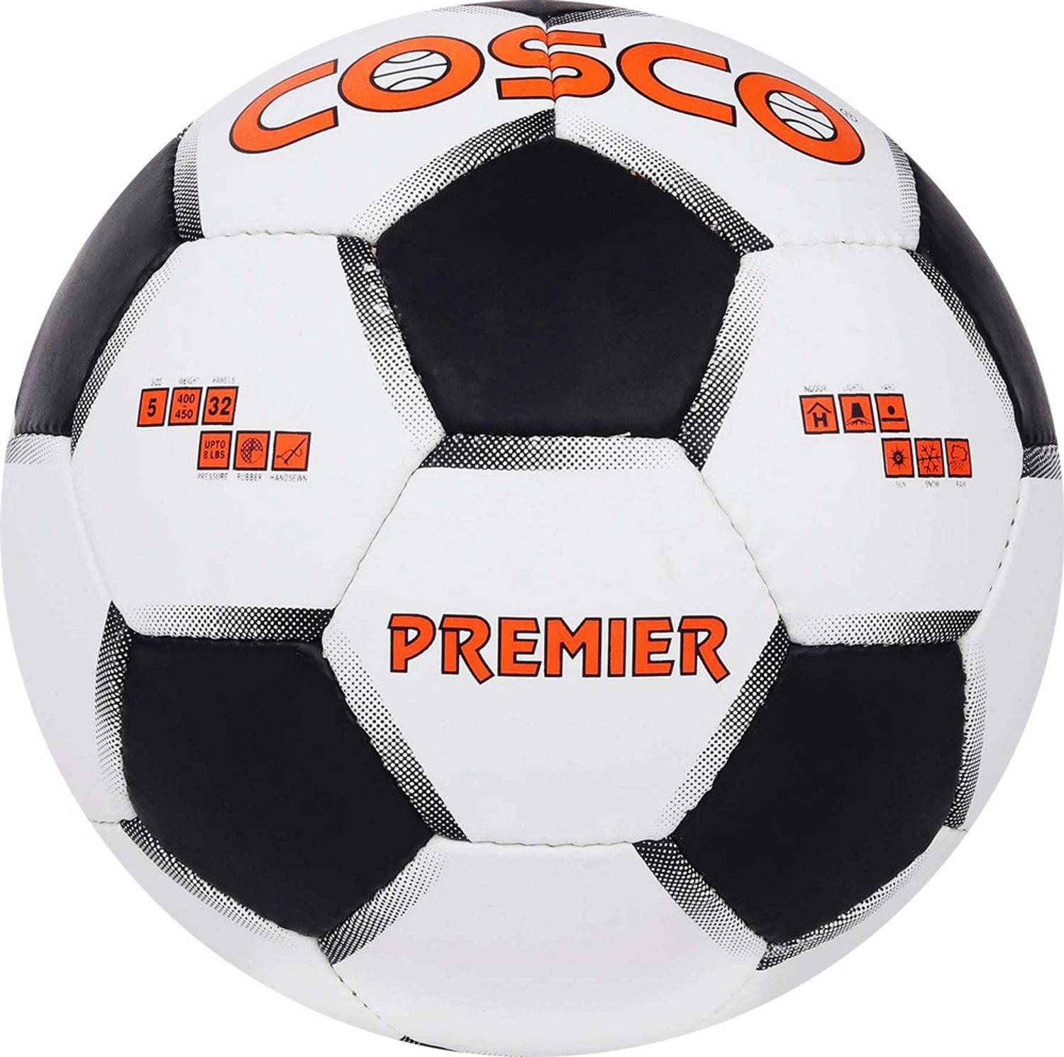COSCO Premier Football Size 5 White Pack of 1 - Image 5