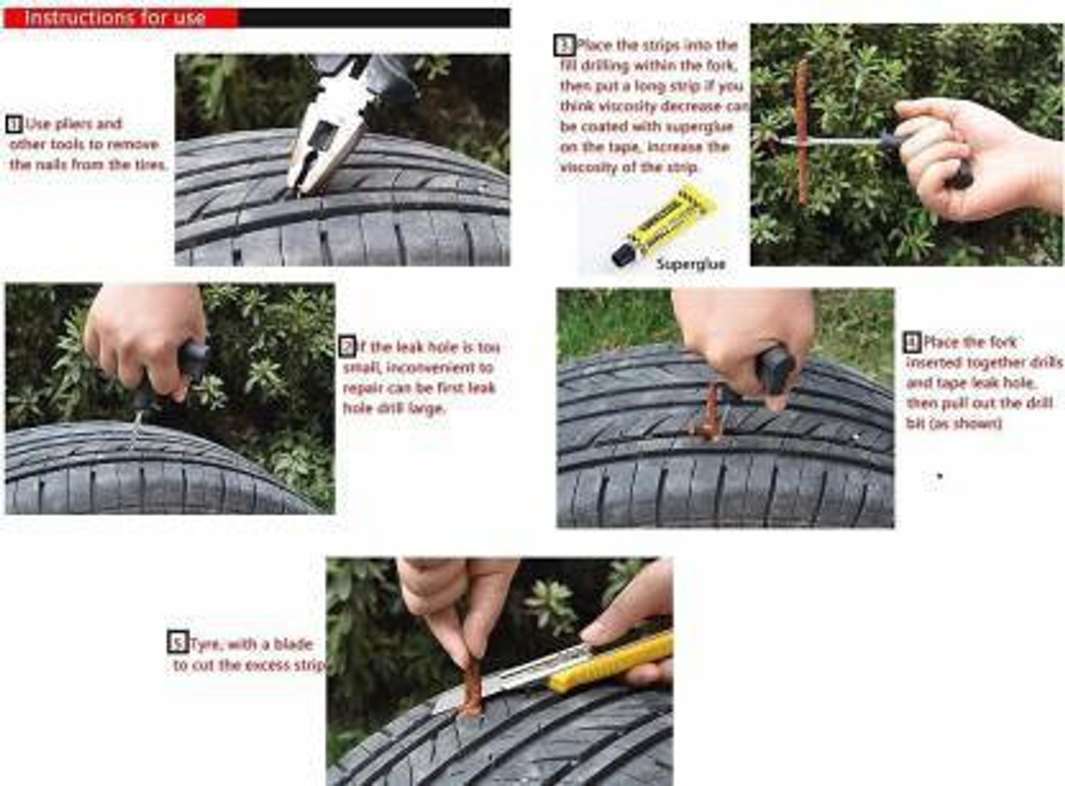 Image of KVA PLUS 007 Premium Tubeless Tyre Puncture Repair Kit