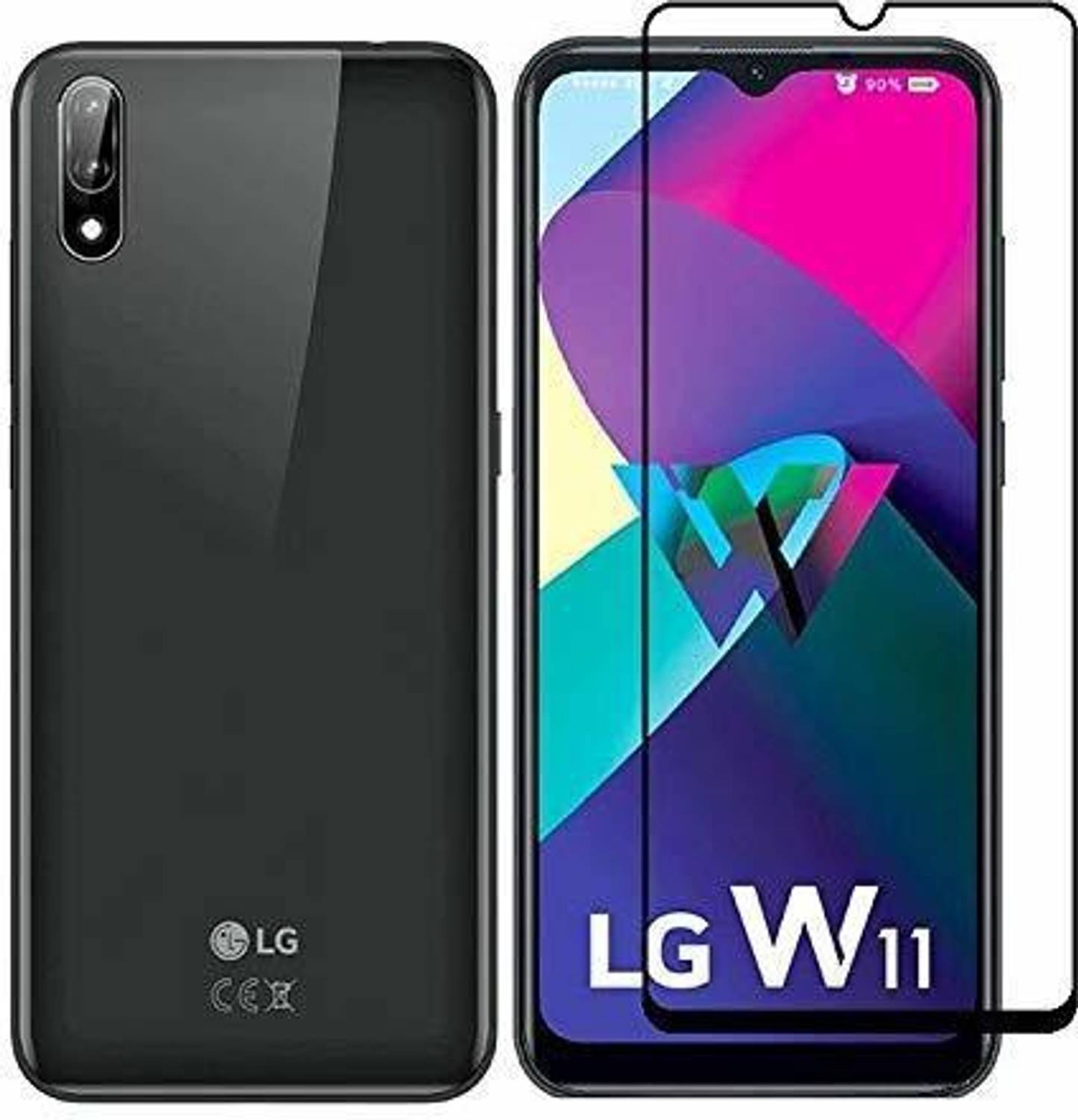 Bodoma Edge To Edge Tempered Glass for LG W11
